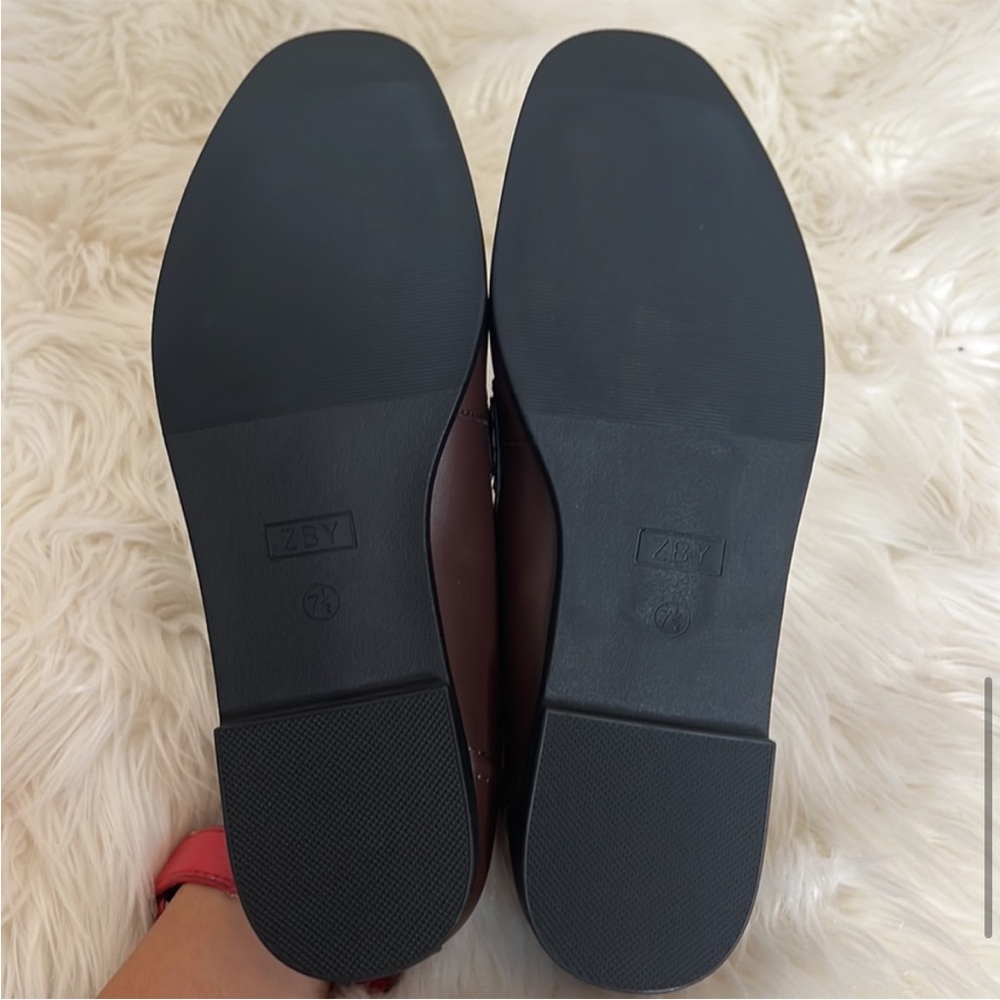 Brown Leather Loafers - Picture 3 of 8